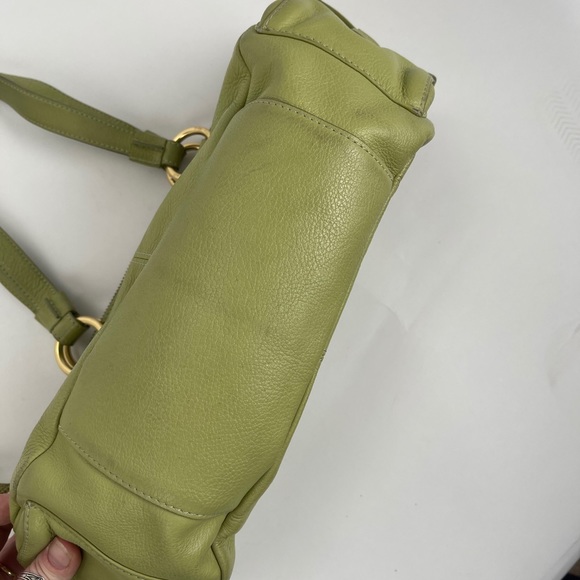 Sigrid Olsen Leather Shoulder Bag in Light Green - Picture 11 of 16